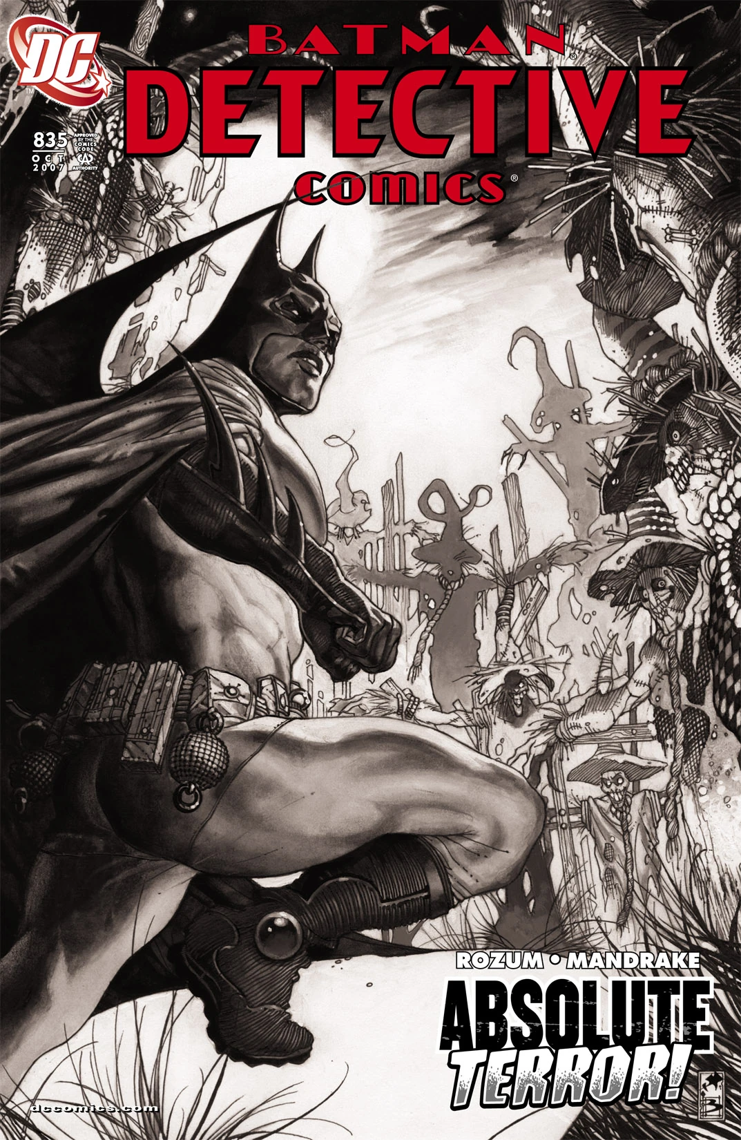 Detective Comics #835 (DC, 2007 — Cover A) cover